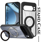 For Google Pixel 10 Pro Back Cover Case (Kick Stand Ring Holder | Life time Anti Yellow | Camera Protection)