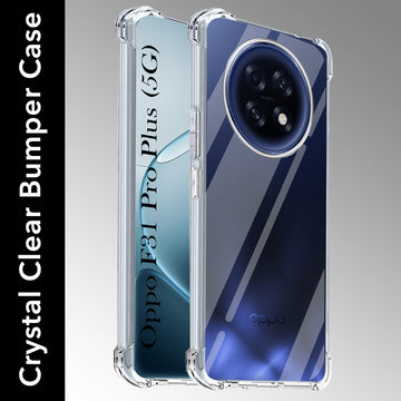 For Oppo F31 Pro Plus Back Cover Shockproof Crystal-Clear (Drop & Camera Protection | Hard Polycarbonate)
