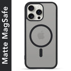 For Apple iPhone 15 Pro Max Matte Finish Back Case Cover (MagSafe Compatible | Translucent Soft Touch | Slim and Unbreakable)