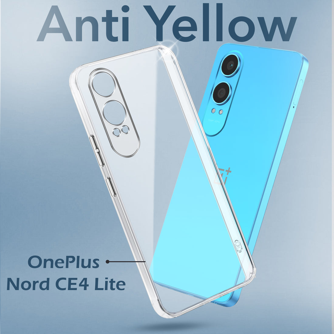 For OnePlus Nord CE 4 Lite Back Cover (Hard Anti Yellow Clear Case | Drop & Camera Protection | Shockproof Polycarbonate)