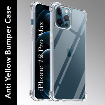 For Apple iPhone 12 Pro Max Back Cover (Shockproof Crystal Clear Case |  Drop & Camera Protection | Hard Polycarbonate)
