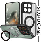 For Motorola Moto Edge 70 Back Cover Case (Kick Stand Ring Holder | Life time Anti Yellow | Camera Protection)