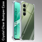For Infinix Hot 60 5G Shockproof Crystal-Clear Back Cover ( Drop & Camera Protection | Hard Polycarbonate)