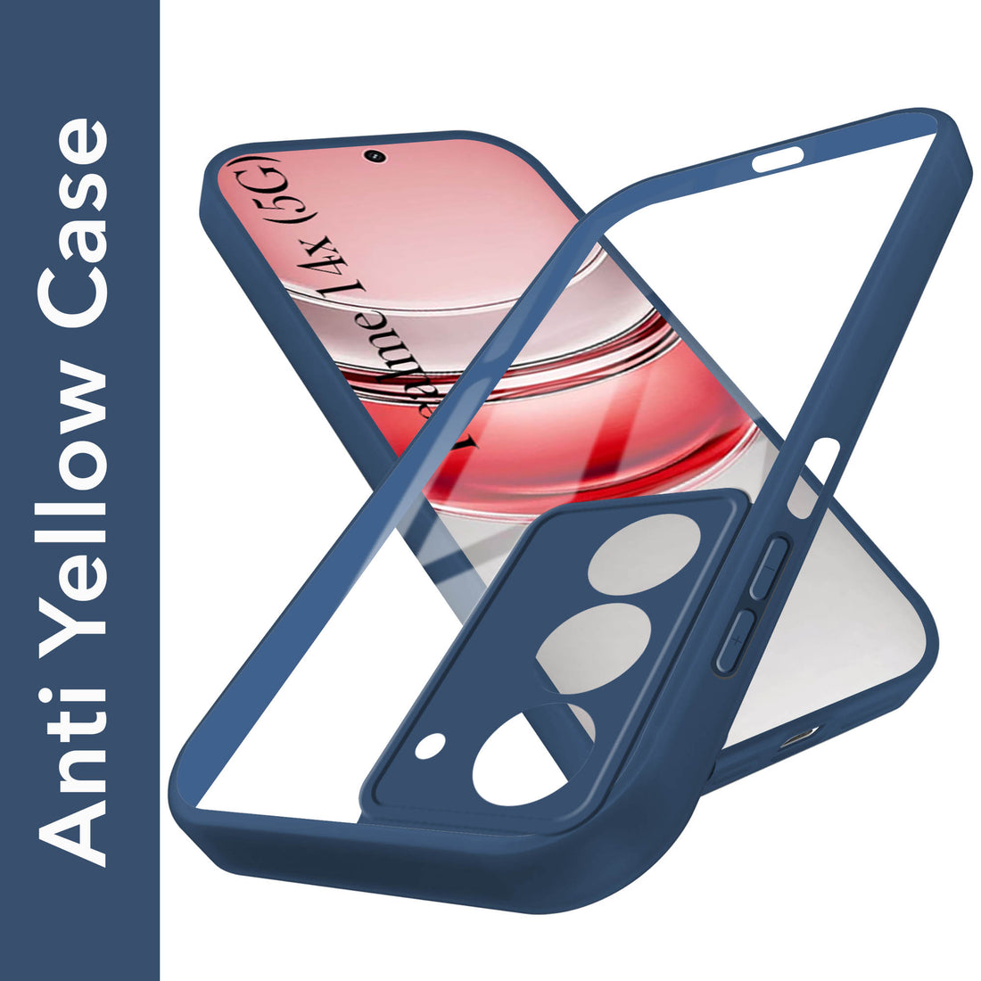 For Realme 14X Back Cover Case (Lifetime Anti Yellow | Anti Scratch | Crystal Clear Shockproof)