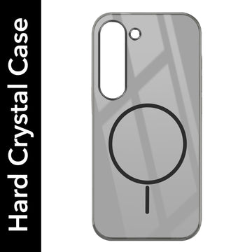 For Samsung Galaxy S23 5G Back Cover Case (Crystal Clear Case | MagSafe Wireless Charging Support | Hard Anti Yellow | Camera Protection Bump)