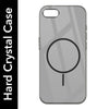 For Apple iPhone 7 | iPhone 8 Back Cover Case (Crystal Clear Case | MagSafe Wireless Charging Support | Hard Anti Yellow | Camera Protection Bump)
