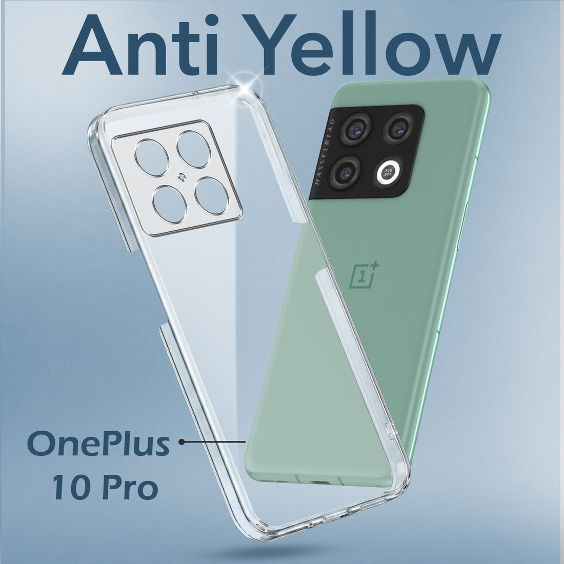 For OnePlus 10 Pro Back Cover Case (Hard Anti Yellow Clear Case | Drop & Camera Protection | Shockproof Polycarbonate)