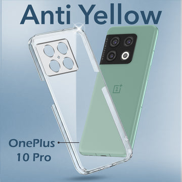For OnePlus 10 Pro Back Cover Case (Hard Anti Yellow Clear Case | Drop & Camera Protection | Shockproof Polycarbonate)