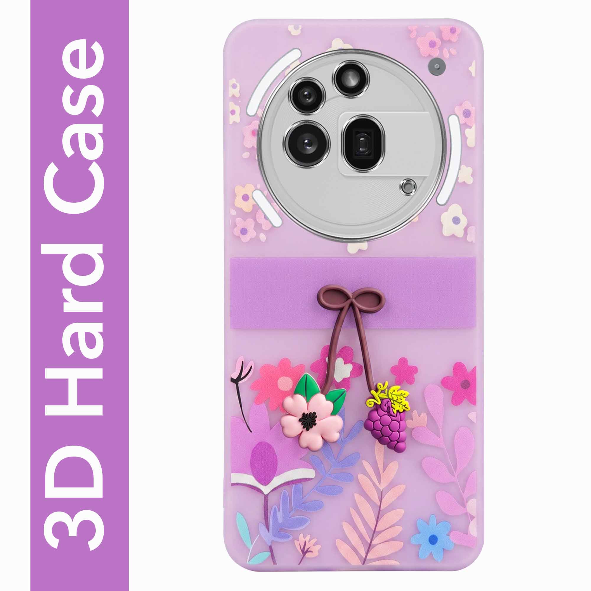 For Nothing Phone 3A Pro 5G Back Cover Case (3D Cute Cartoons | Hard Back Side Soft | Matte Premium Finish | HD Printing)
