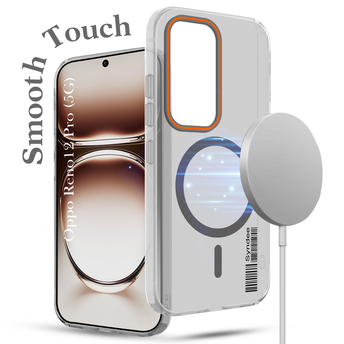 For Oppo Reno12 Pro 5G | Oppo Reno 12 Pro 5G Back Cover Case (Soft Touch | Camera Bump Protection | MagSafe Compatible | Matte Finish)