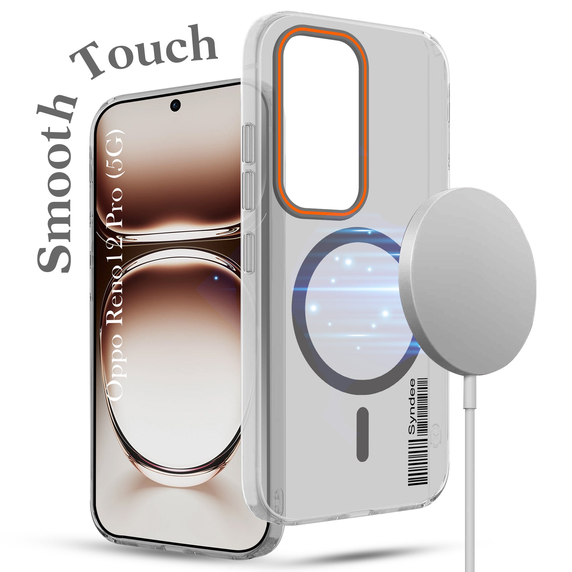 For Oppo Reno12 Pro 5G | Oppo Reno 12 Pro 5G Back Cover Case (Soft Touch | Camera Bump Protection | MagSafe Compatible | Matte Finish)