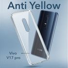 For Vivo V17 Pro Back Cover Case (Hard Anti Yellow Clear Case | Drop & Camera Protection | Shockproof Polycarbonate)