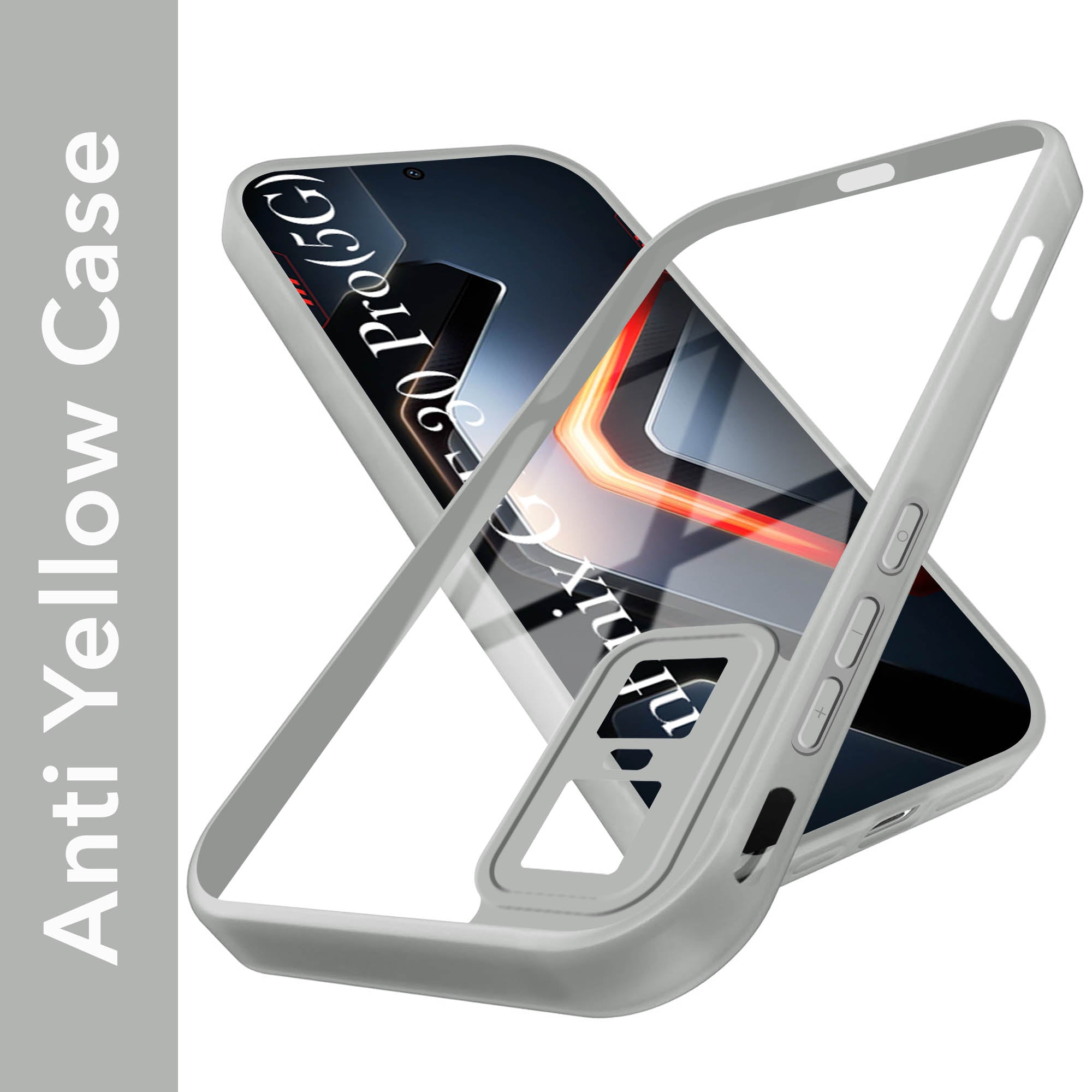 For Infinix GT 30 Pro Back Cover Case (Lifetime Anti Yellow | Anti Scratch | Crystal Clear Shockproof)