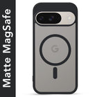 For Google Pixel 9 Matte Finish Back Case Cover (MagSafe Compatible | Translucent Soft Touch | Slim and Unbreakable)