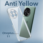 For OnePlus 11 5G Back Cover Case Lifetime Anti-Yellow Clear (Sleek Hard Crystal | Shockproof and Camera Protection)