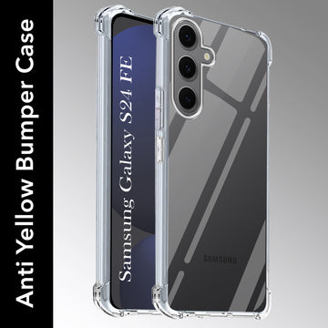 For Samsung Galaxy S24 FE Back Cover (Shockproof Crystal Clear  Case |  Drop & Camera Protection | Hard Polycarbonate)