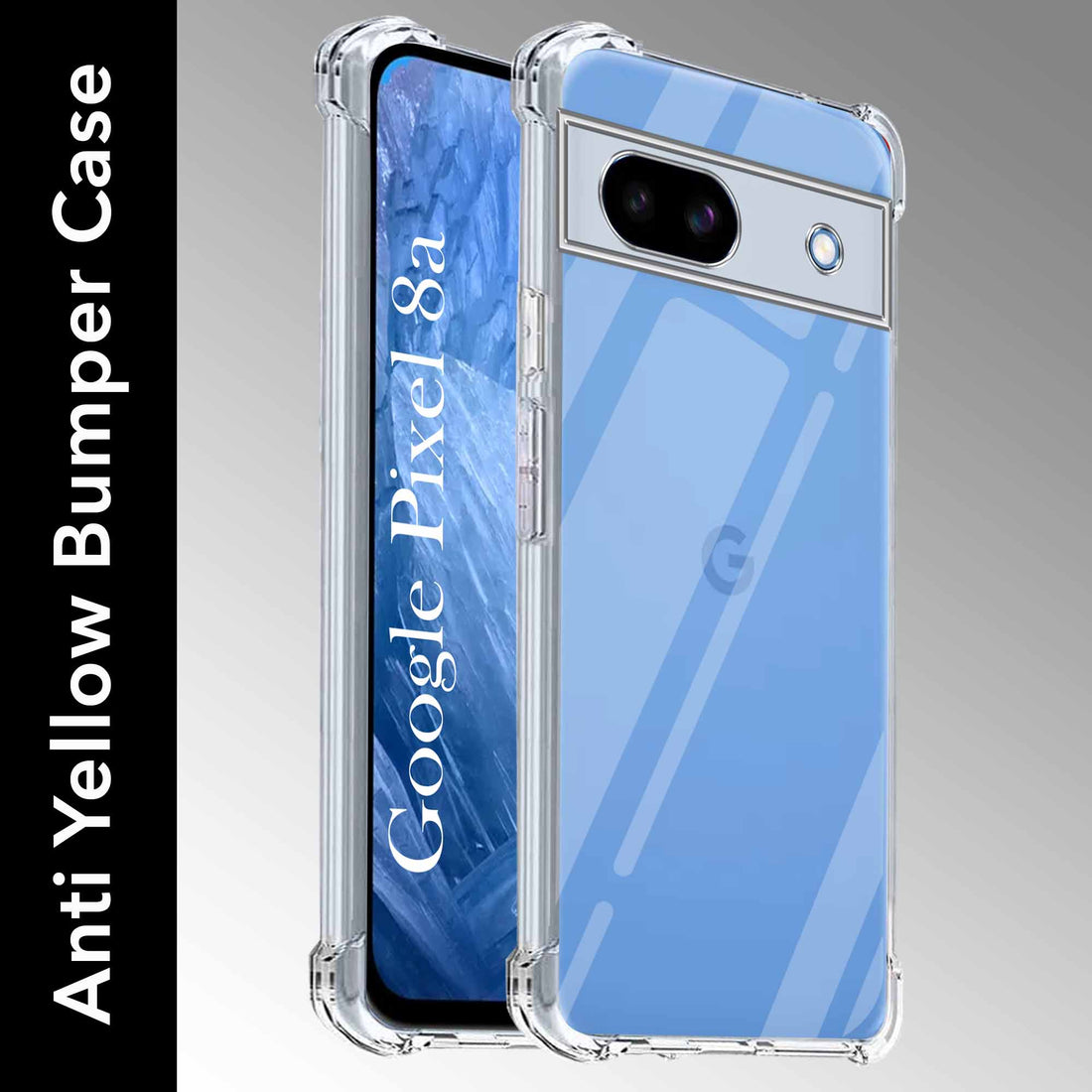 For Google Pixel 8a  Back Cover (Shockproof Crystal Clear Case |  Drop & Camera Protection | Hard Polycarbonate)