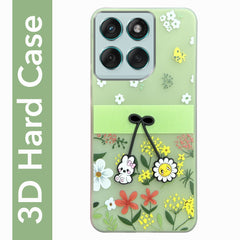 For Motorola Moto Edge 60 Fusion Back Cover Case (3D Cute Cartoons | Hard Back Side Soft | Matte Premium Finish | HD Printing)