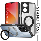 For Redmi 15A 5G Back Cover Case (Kick Stand Ring Holder | Life time Anti Yellow | Camera Protection)