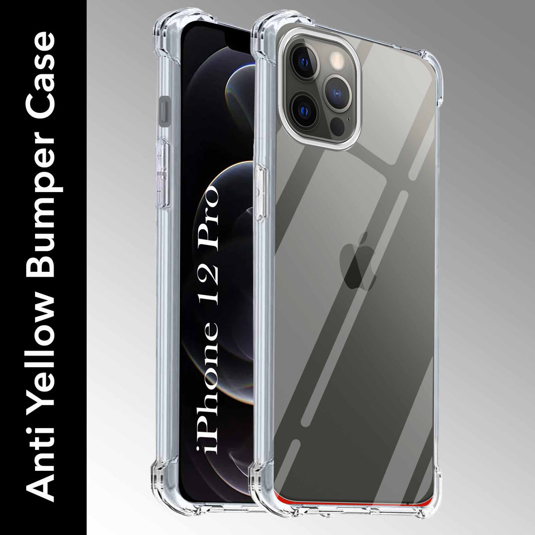 For Apple iPhone 12 Pro Back Cover (Shockproof Crystal Clear Case |  Drop & Camera Protection | Hard Polycarbonate)