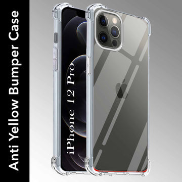 For Apple iPhone 12 Pro Back Cover (Shockproof Crystal Clear Case |  Drop & Camera Protection | Hard Polycarbonate)