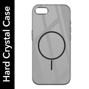 For iPhone SE 2020 | SE 2022 Back Cover Case (Crystal Clear Case | MagSafe Wireless Charging Support | Hard Anti Yellow | Camera Protection Bump)
