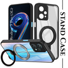 For Realme 9 Pro Back Cover Case (Kick Stand Ring Holder | Life time Anti Yellow | Camera Protection)