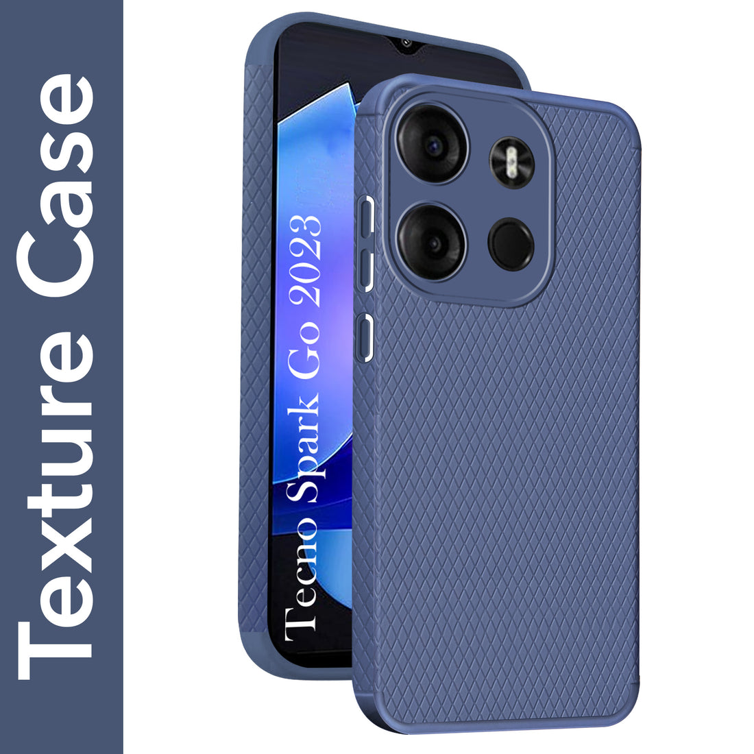For Tecno Spark Go 2023 Back Cover Case (Liquid Silicone | Side Grip | Camera Protection)