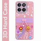 For Motorola Moto Edge 60 Pro Back Cover Case (3D Cute Cartoons | Hard Back Side Soft | Matte Premium Finish | HD Printing)