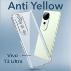 For Vivo T3 Ultra Back Cover (Hard Anti Yellow Clear Case | Drop & Camera Protection | Shockproof Polycarbonate)