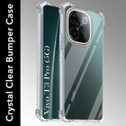 For Vivo T3 Pro Back Cover Shockproof Crystal-Clear (Drop & Camera Protection | Hard Polycarbonate)