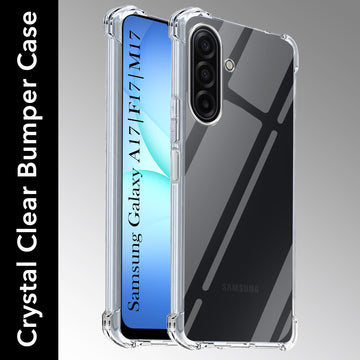 For Samsung Galaxy A17 | Samsung F17 | Samsung M17 Back Cover Shockproof Crystal-Clear 5G (Drop & Camera Protection | Hard Polycarbonate)