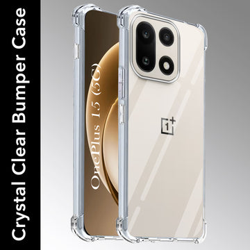 For OnePlus 15 5G  Back Cover Shockproof Crystal-Clear (Drop & Camera Protection | Hard Polycarbonate)