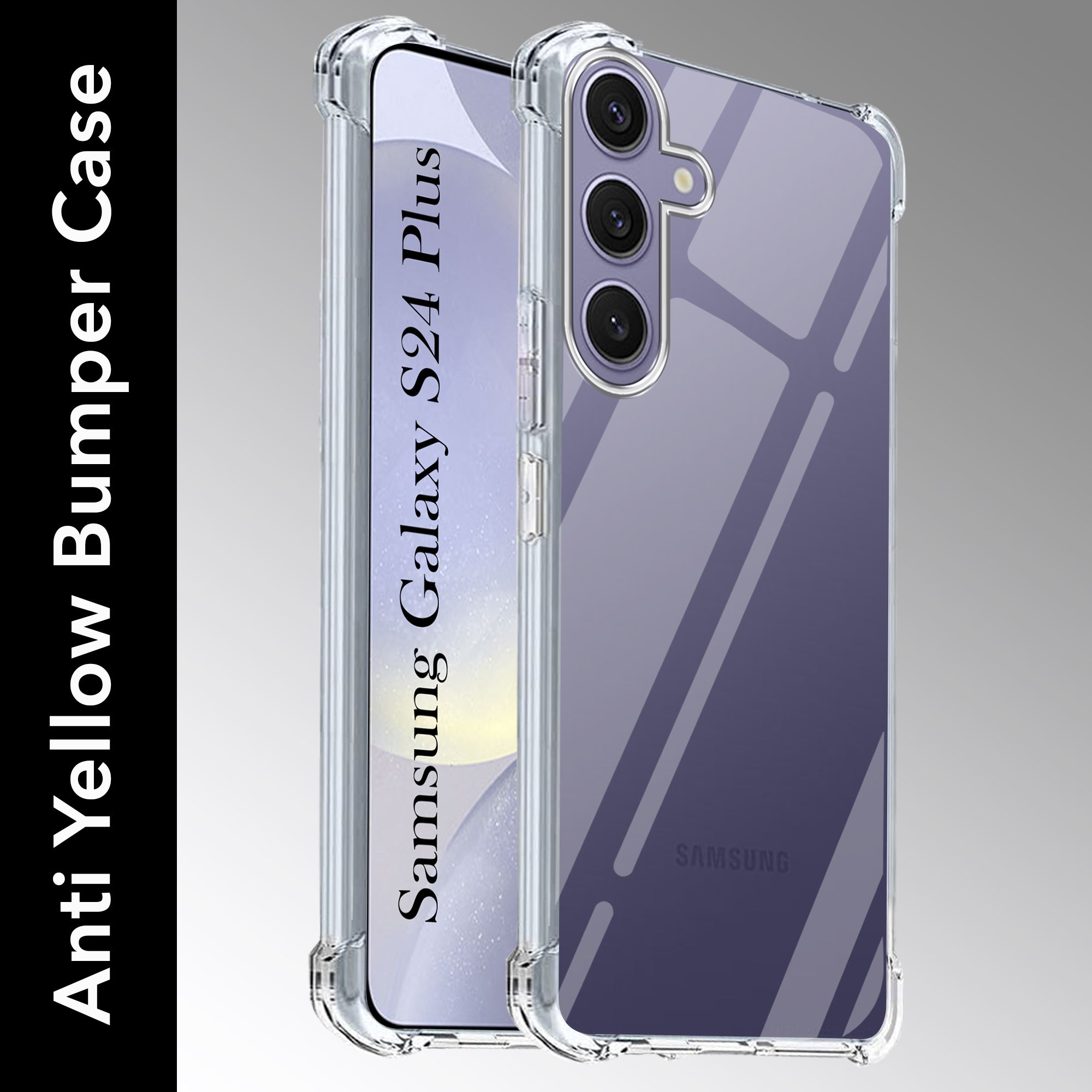 For Samsung Galaxy S24 Plus Back Cover (Shockproof Crystal Clear Case |  Drop & Camera Protection | Hard Polycarbonate)