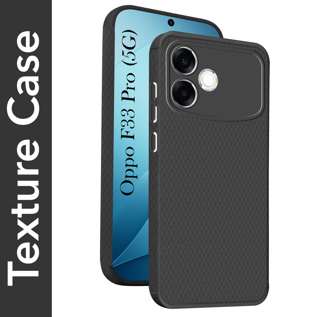 For Oppo F33 Pro 5G Back Cover Case Liquid Silicone (Camera Protection | Side Grip Texture | Soft and Flexible)