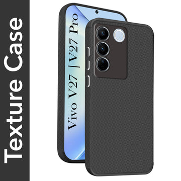 For Vivo V27 | Vivo V27 Pro Back Cover Case (Liquid Silicone | Side Grip | Camera Protection)