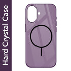 For Apple iPhone 16 Plus Back Cover Case (Crystal Clear Case | MagSafe Wireless Charging Support | Hard Anti Yellow | Camera Protection Bump)