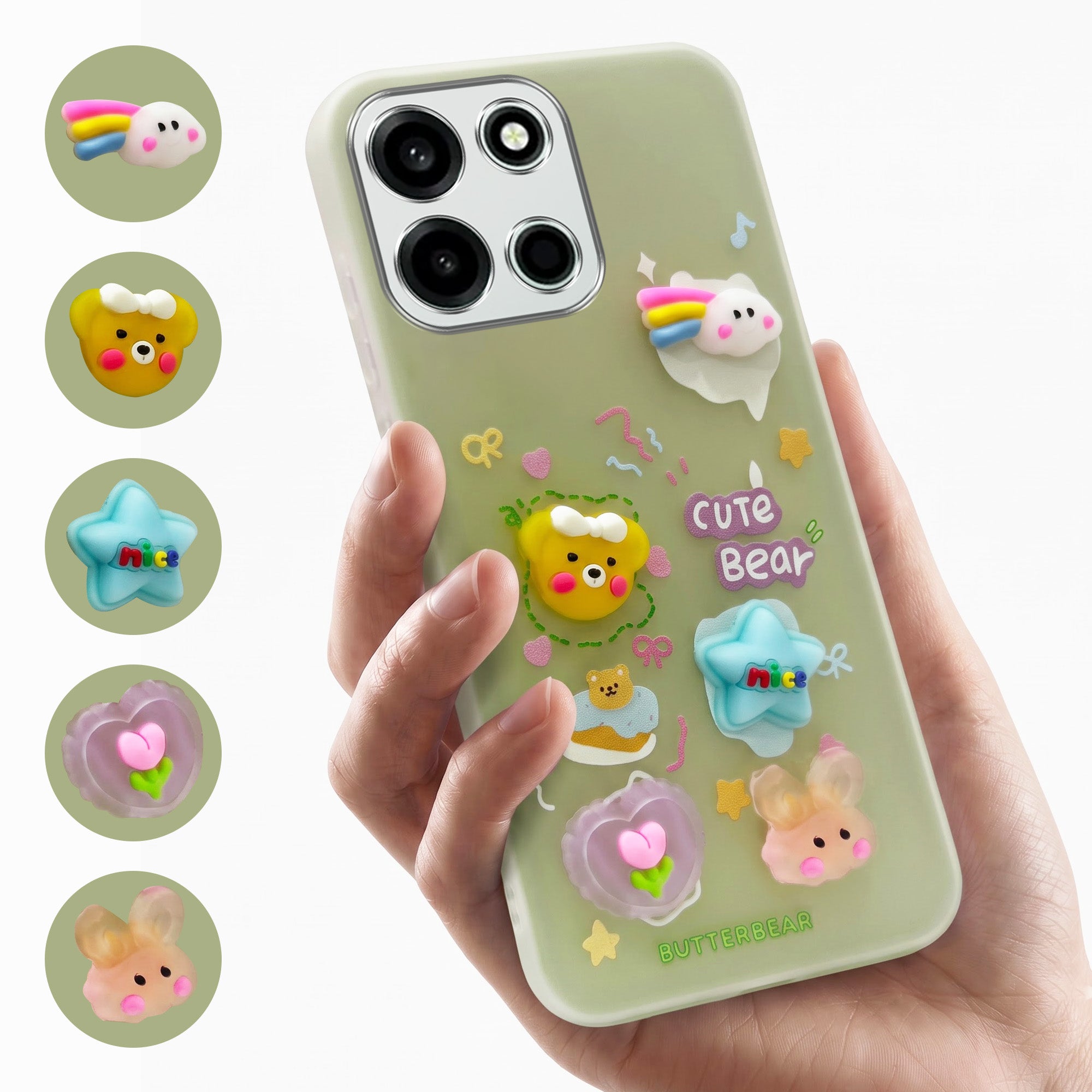 For OnePlus Nord 6 Back Cover Case (3D Cute Cartoons | Hard Back Side Soft | Matte Premium Finish | HD Printing)