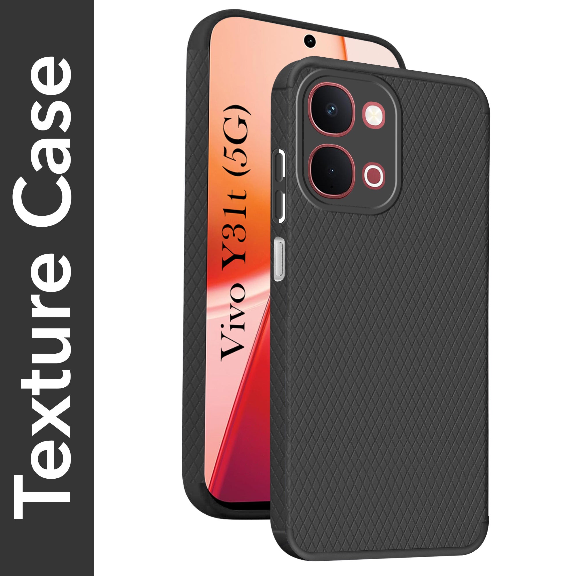 For Vivo Y31T 5G Back Cover Case Liquid Silicone (Camera Protection | Side Grip Texture | Soft and Flexible)