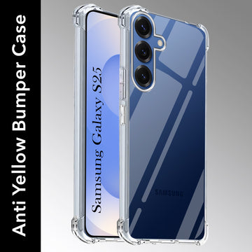 For Samsung Galaxy S25 Back Cover ( Shockproof Crystal Clear |  Drop & Camera Protection | Hard Polycarbonate)