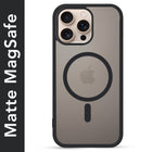 For Apple iPhone 16 Pro Matte Finish Back Case Cover (MagSafe Compatible | Translucent Soft Touch | Slim and Unbreakable)