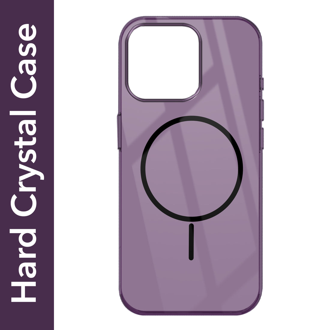 For Apple iPhone 16 Pro Max Back Cover Case (Crystal Clear Case | MagSafe Wireless Charging Support | Hard Anti Yellow | Camera Protection Bump)