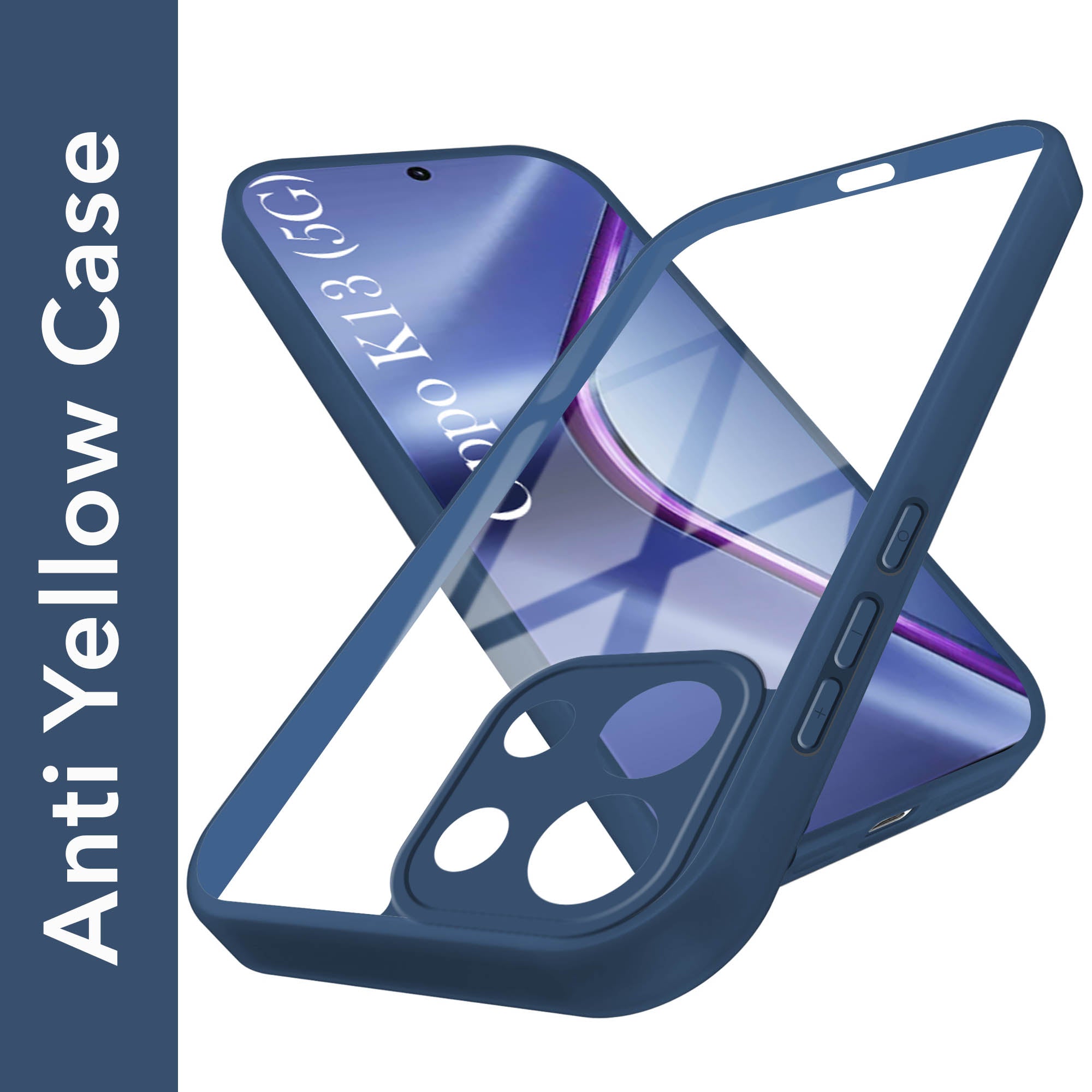 For Oppo K13 Back Cover Case (Lifetime Anti Yellow | Anti Scratch | Crystal Clear Shockproof)