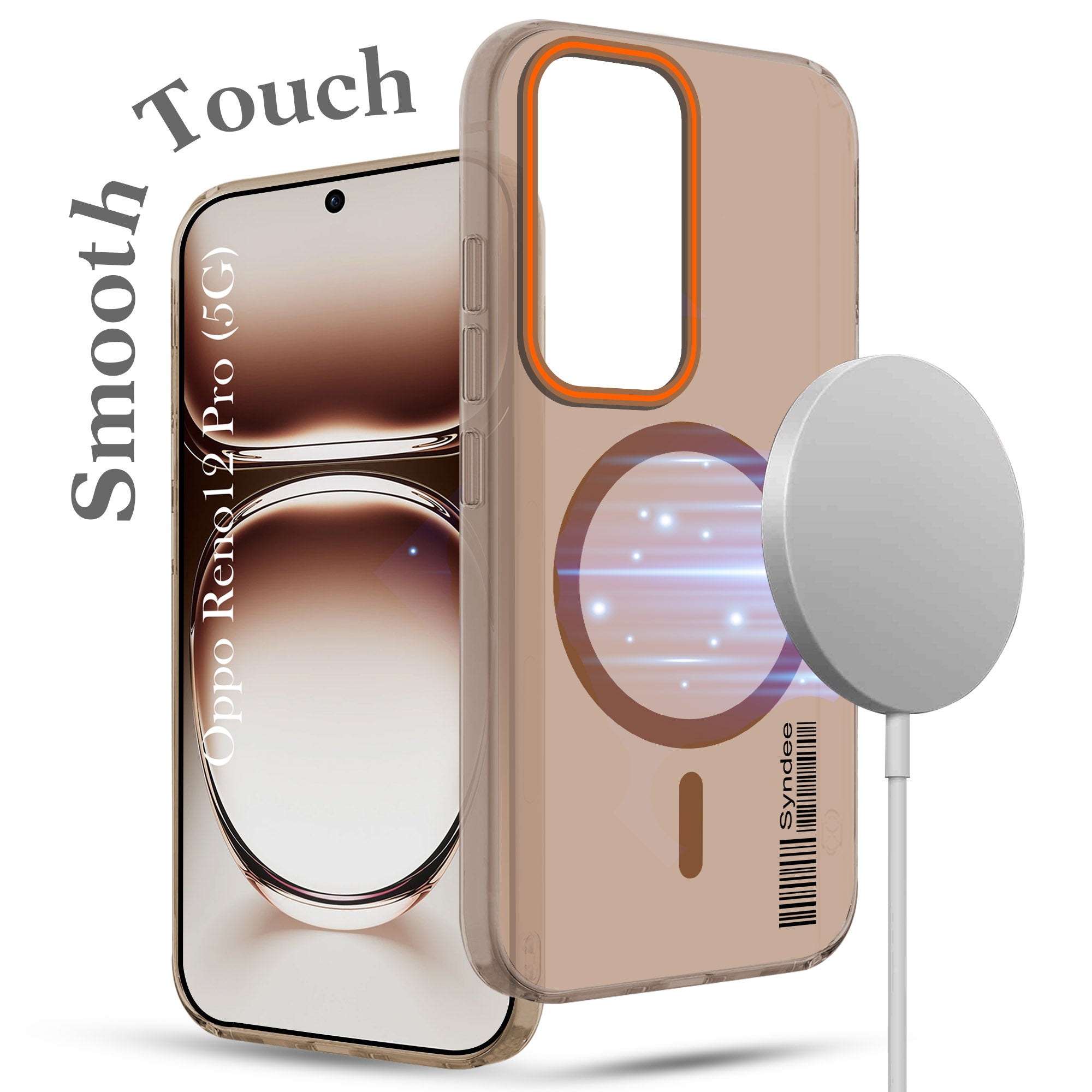 For Oppo Reno12 Pro 5G | Oppo Reno 12 Pro 5G Back Cover Case (Soft Touch | Camera Bump Protection | MagSafe Compatible | Matte Finish)