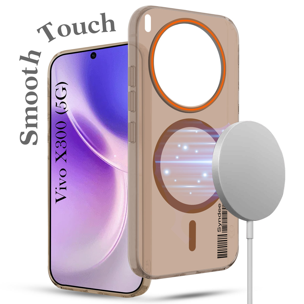 For Vivo X300 5G Back Cover Case (Soft Touch | Camera Bump Protection | MagSafe Compatible | Matte Finish)
