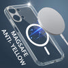 For Vivo Y05 4G | Vivo T5 Lite 5G Back Cover Case Lifetime Anti-Yellow MagSafe Compatible Clear (Sleek Hard Crystal | Shockproof and Camera Protection)