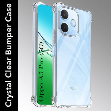 For Oppo A5 Pro Back Cover Shockproof Crystal-Clear (Drop & Camera Protection | Hard Polycarbonate)
