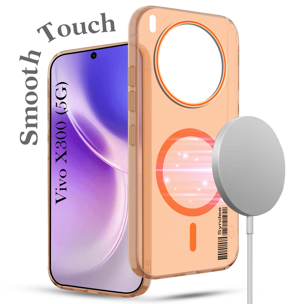 For Vivo X300 5G Back Cover Case (Soft Touch | Camera Bump Protection | MagSafe Compatible | Matte Finish)
