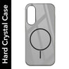 For Samsung Galaxy S25 Edge Back Cover Case (Crystal Clear Case | MagSafe Wireless Charging Support | Hard Anti Yellow | Camera Protection Bump)