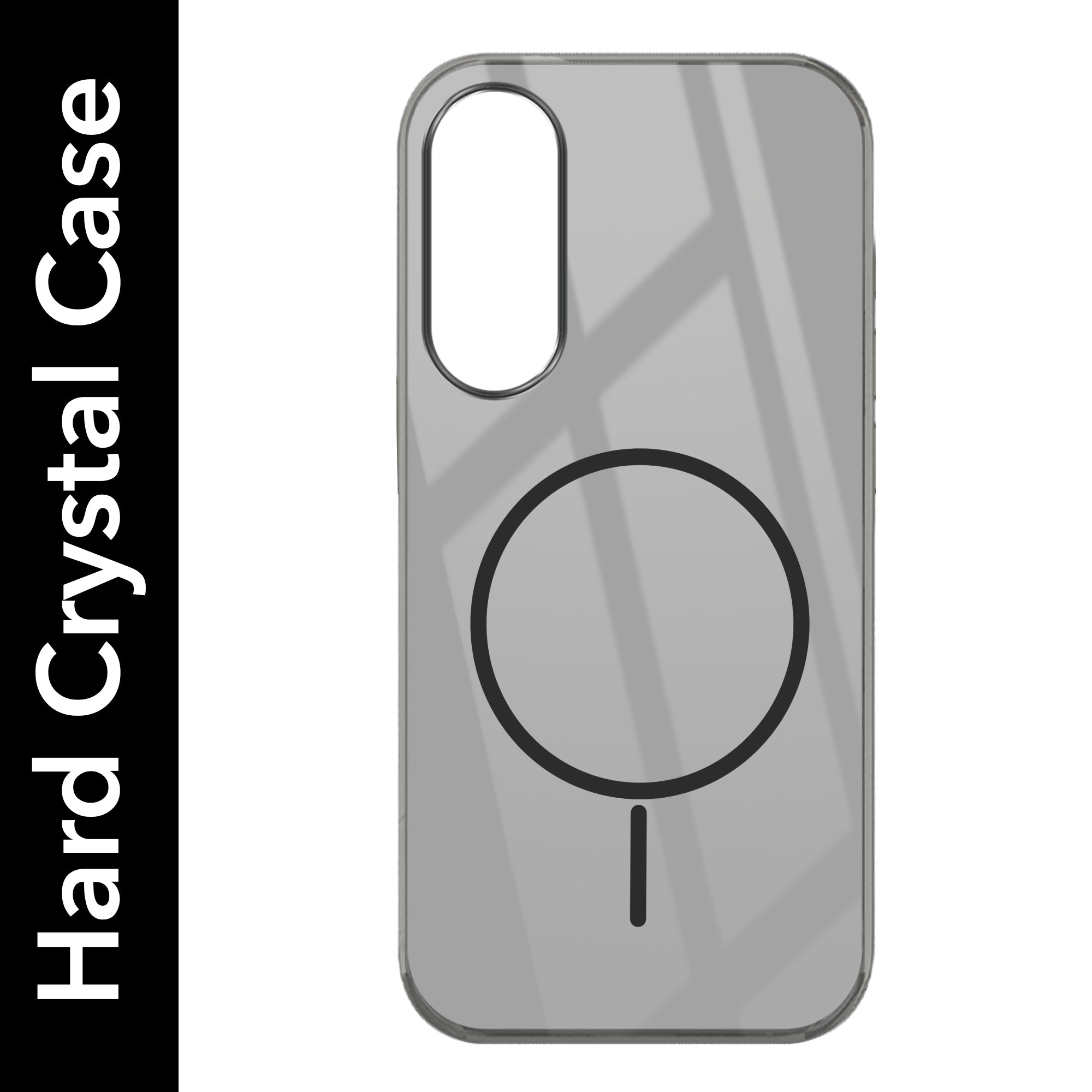 For Samsung Galaxy S25 Edge Back Cover Case (Crystal Clear Case | MagSafe Wireless Charging Support | Hard Anti Yellow | Camera Protection Bump)